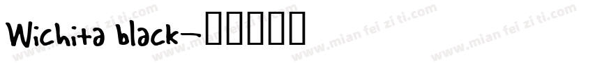 Wichita black字体转换